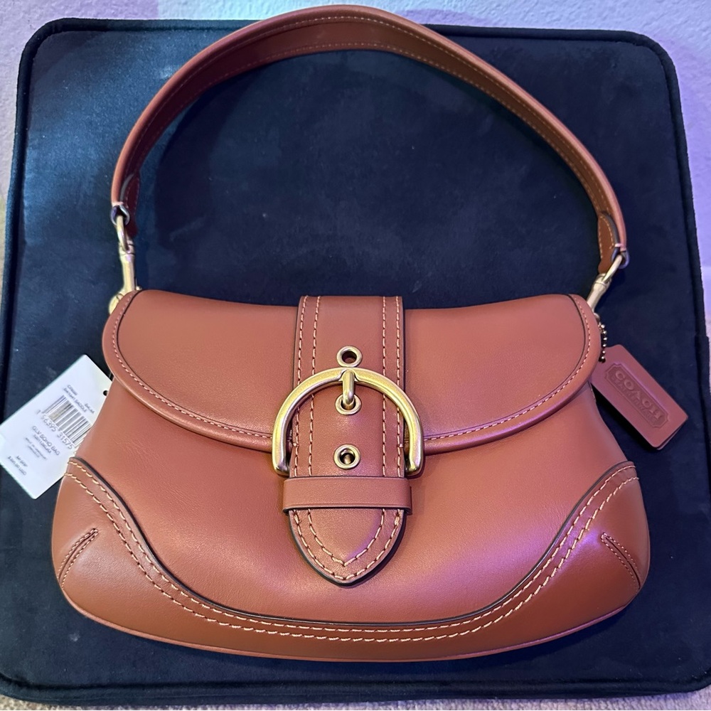 Coach Soho Flap Bag In Regenerative Leather